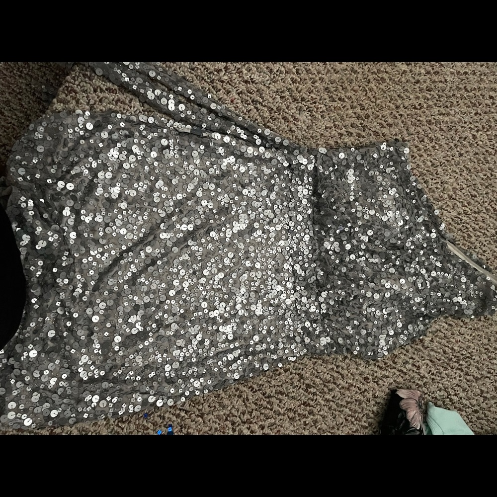 Silver Sequin dress